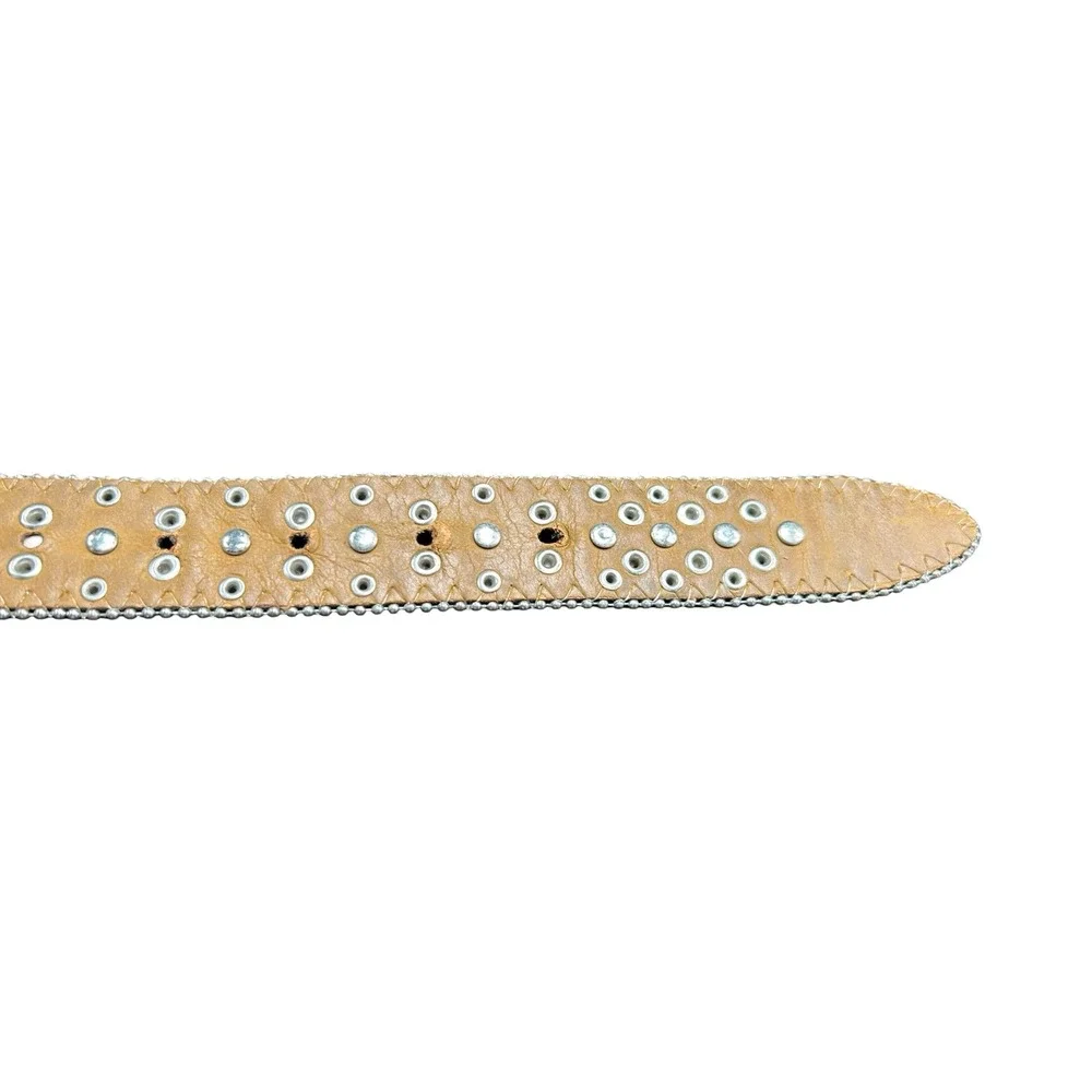 Nocona Girls Western Belt Strap Only Size 26 Pink Rhinestone Croc N4425202